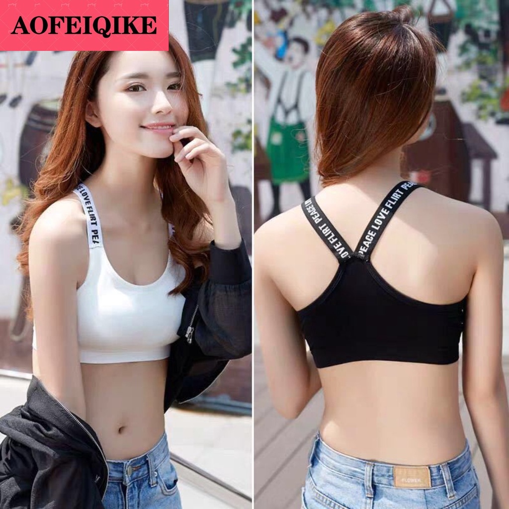 Rugged Sport Strap - Atasan Bra seksi 40-65kg Bra olahraga