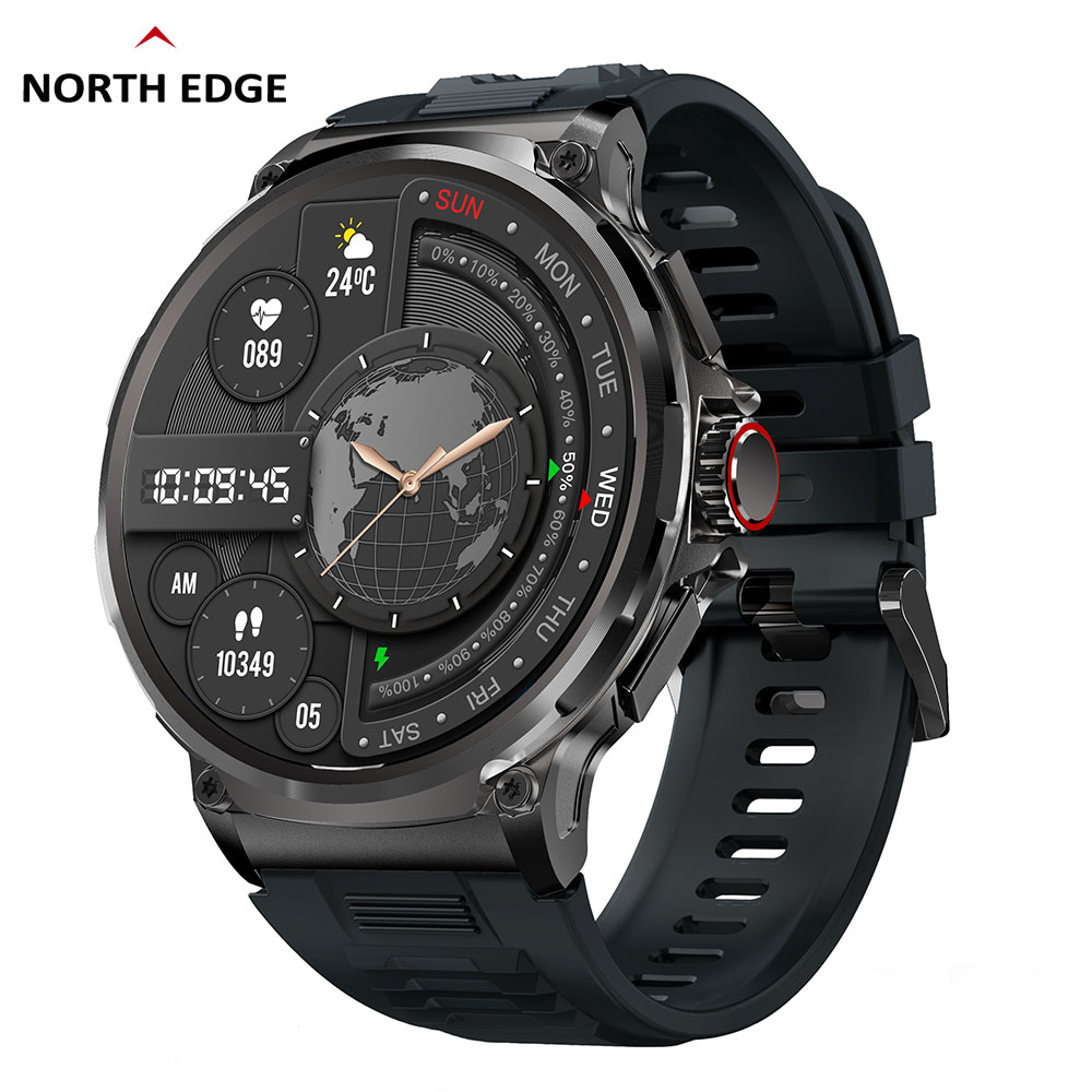 Smartwatch Face - NORTH EDGE jam tangan pintar pria,