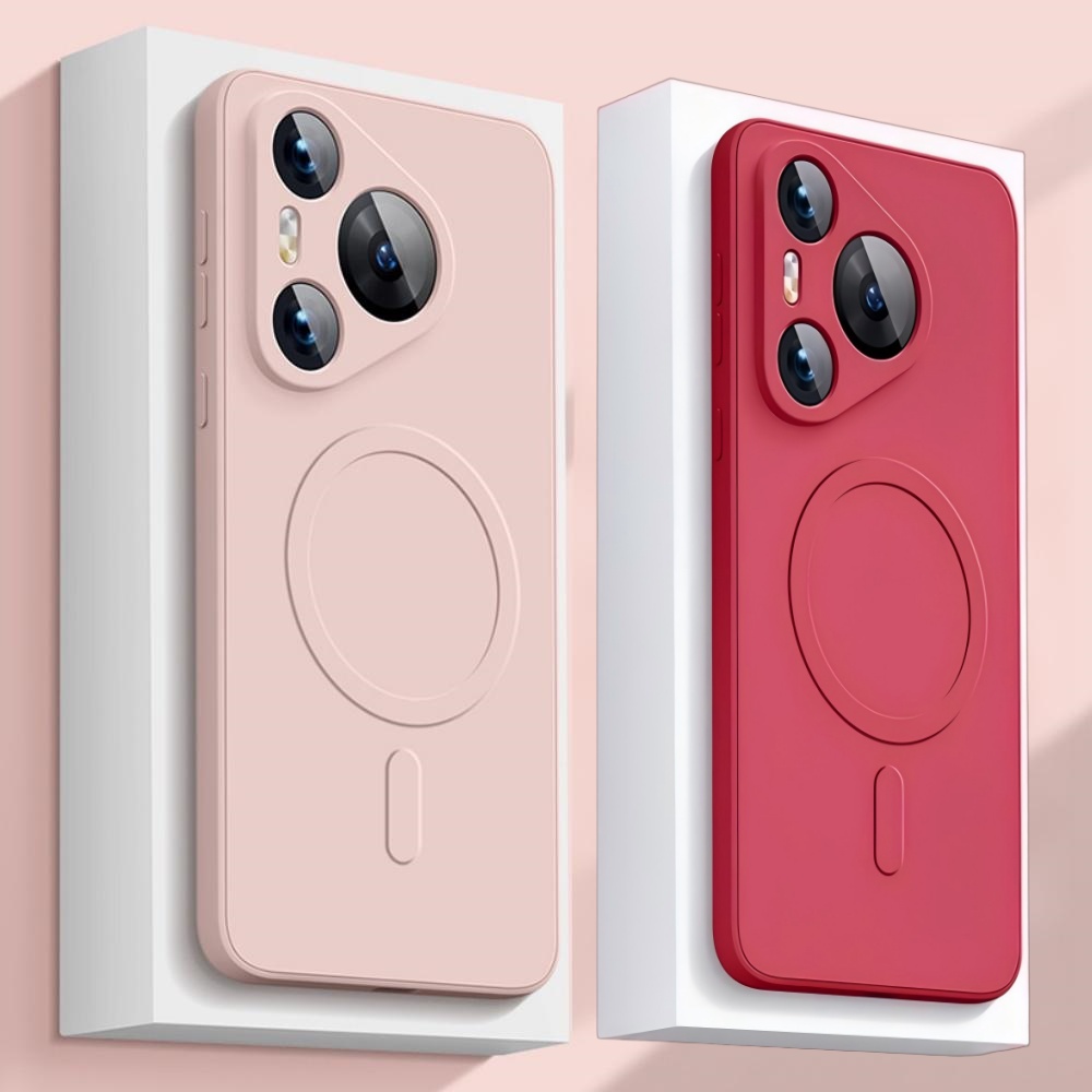 Huawei Pura 70 - Silikon Mewah untuk Casing Ponsel Magsafe