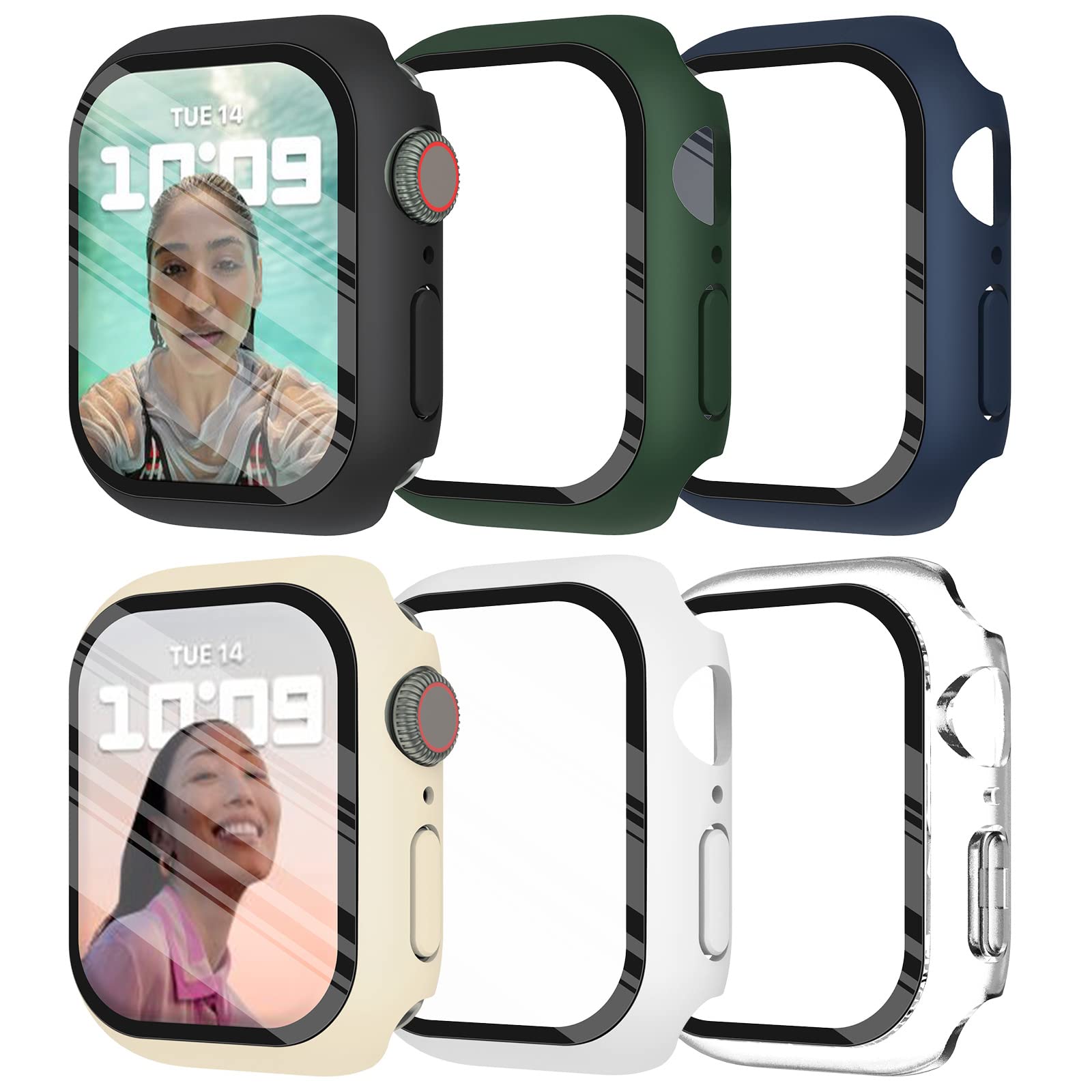 Apple Smartwatch Accessories - Sarung pelindung layar bumper PC, Sarung