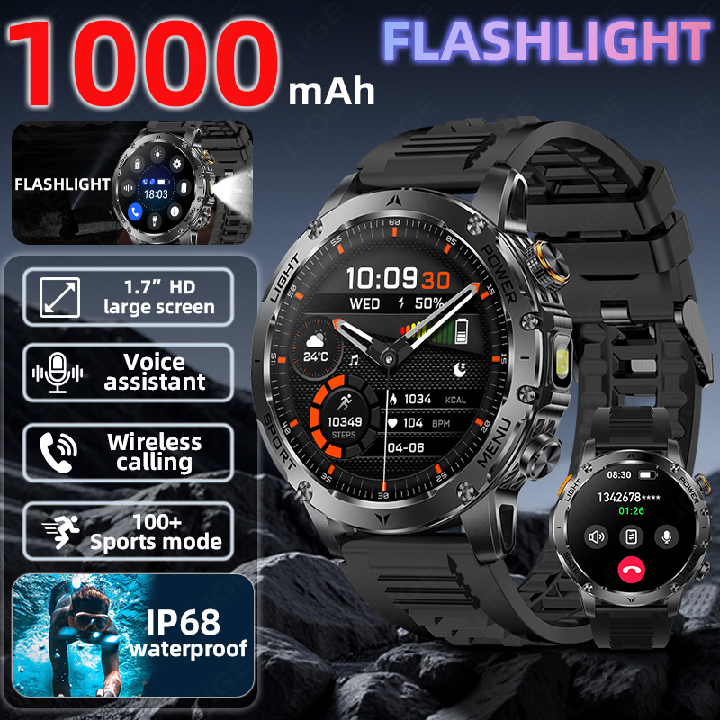 Smartwatch Store - Jam Tangan Pintar Militer T-Rex 3