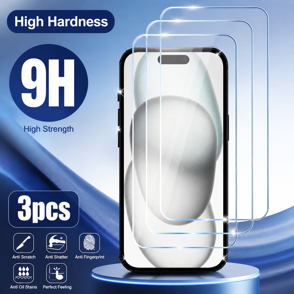 Realme Gt 6 - 3PCS Kaca Tempered Untuk Realme GT