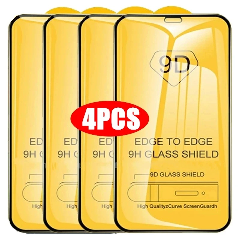 Realme C67 - Kaca pelindung Cover penuh 9D untuk