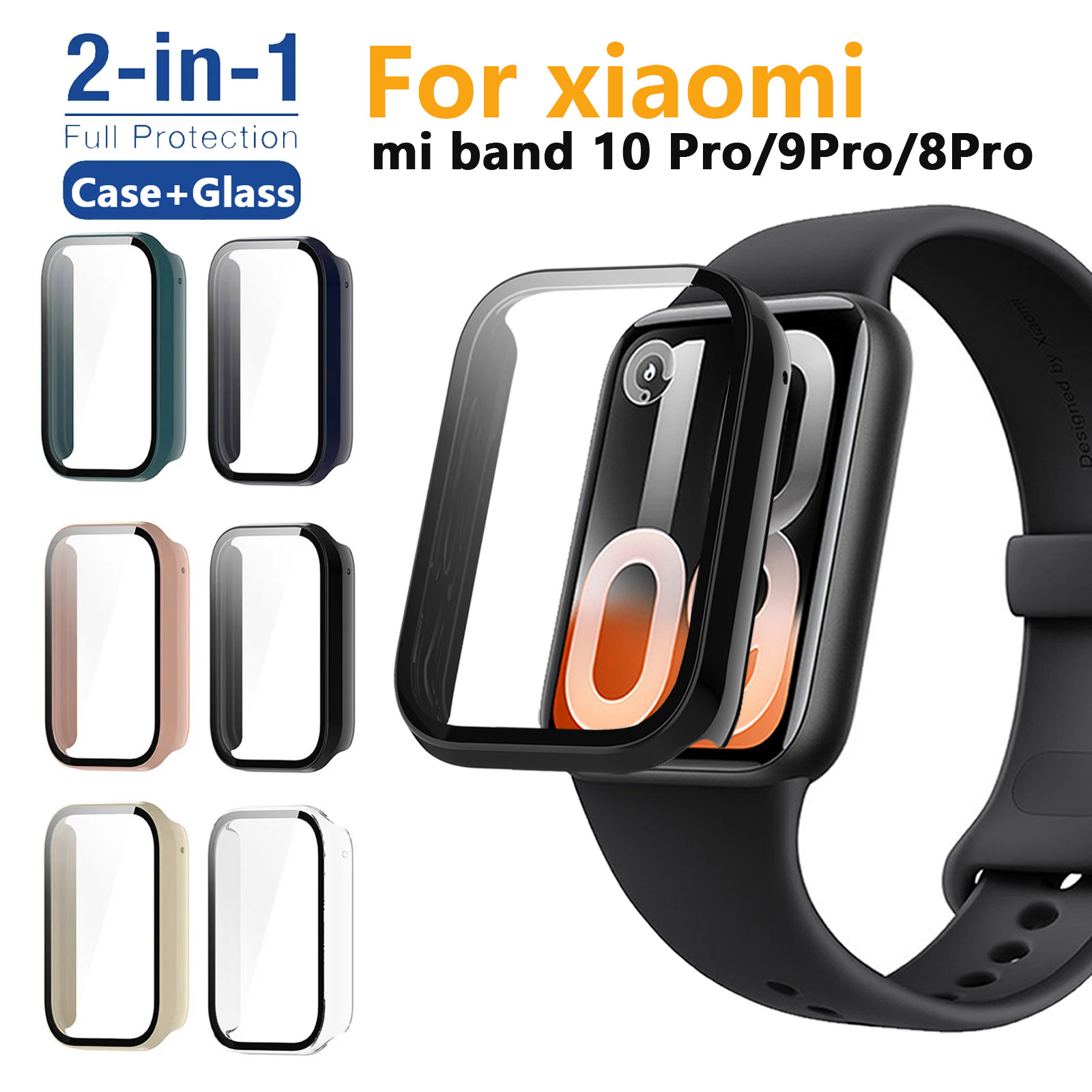Casing+Kaca untuk Xiaomi Mi Ba - Xiaomi Smartwatch Accessories ulasan dan harga