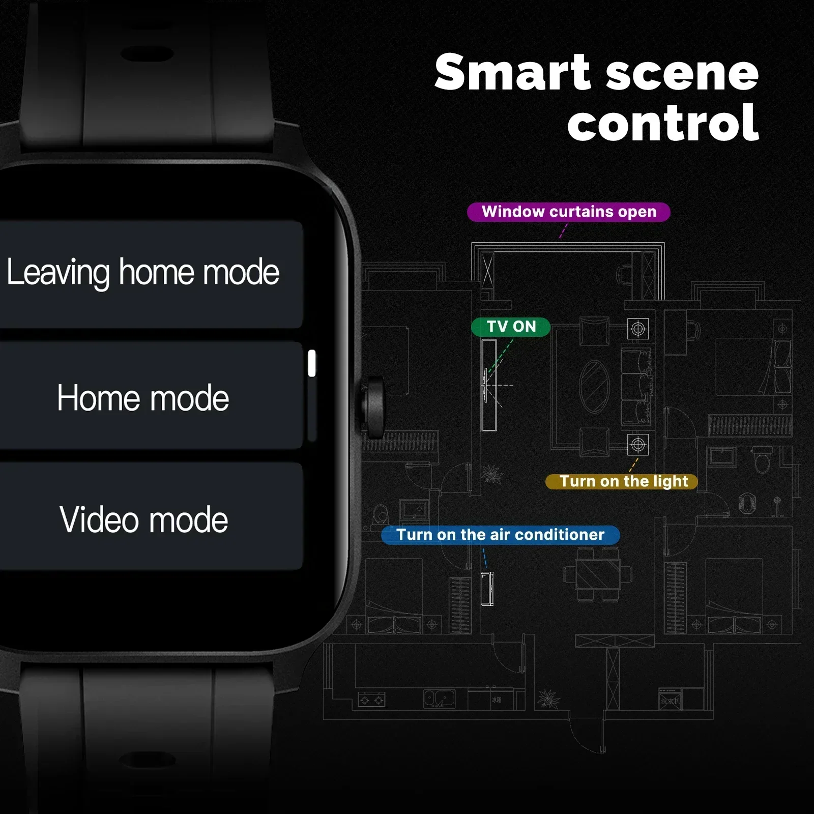 MOES Jam Tangan Pintar Alexa P - Smartwatch Face ulasan dan harga