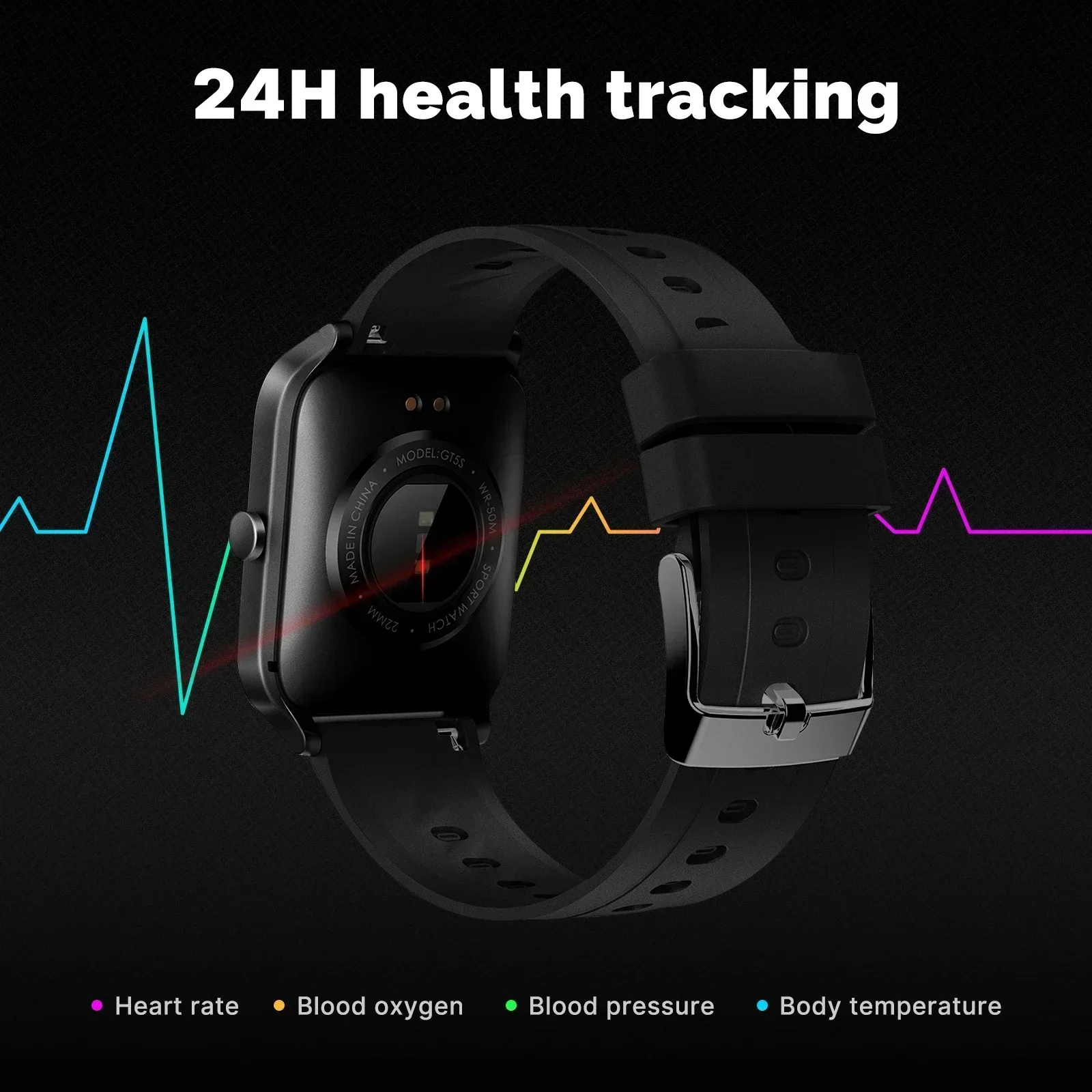 MOES Jam Tangan Pintar Alexa P - Smartwatch Face ulasan dan harga