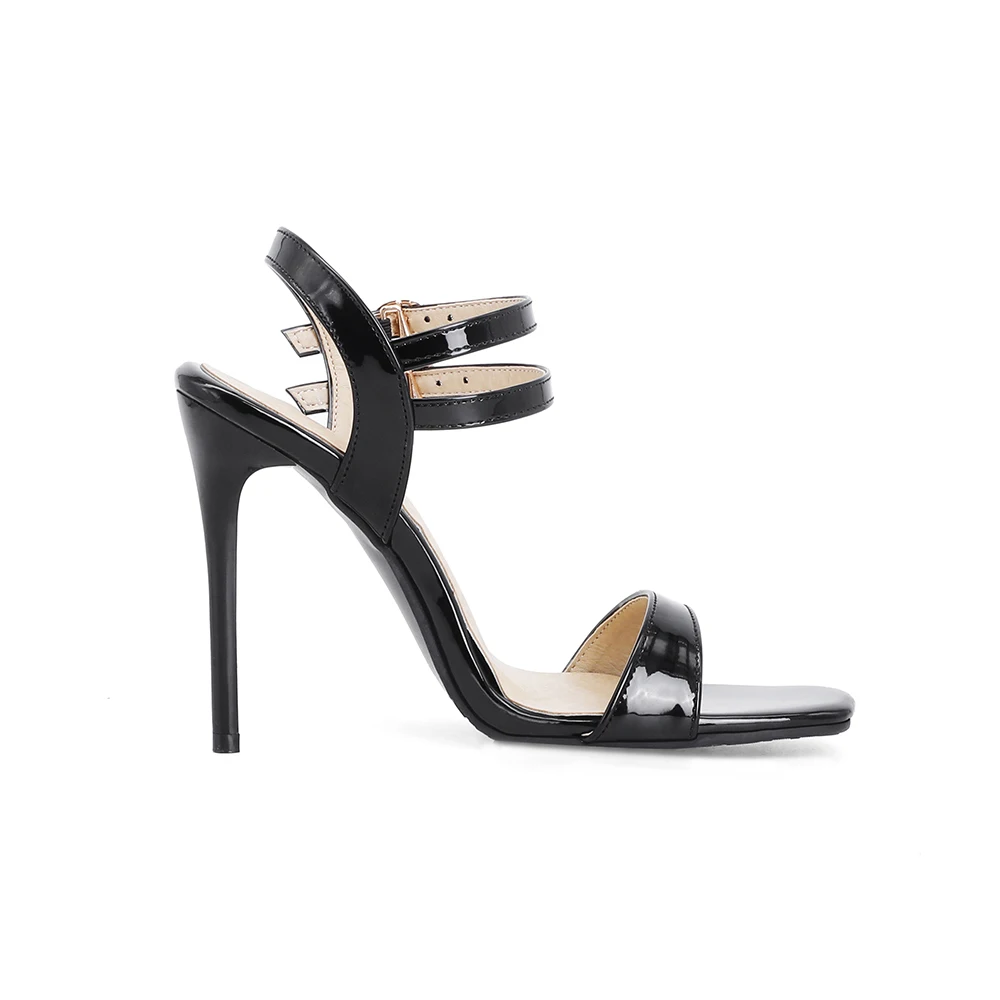 Sandal wanita hitam merah klas - Leather Classic Strap ulasan dan harga