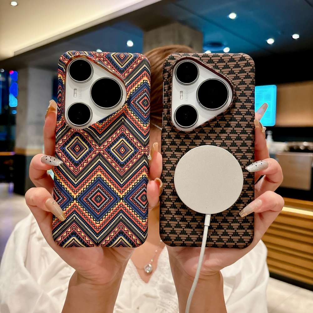 Casing Ponsel PC Tekstur Serat - Huawei Pura 70 ulasan dan harga