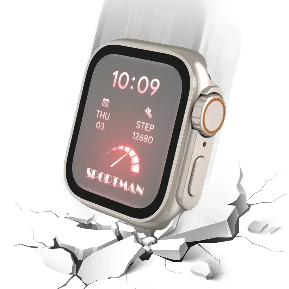 2 buah kaca Tempered + penutup - Apple Smartwatch Accessories ulasan dan harga