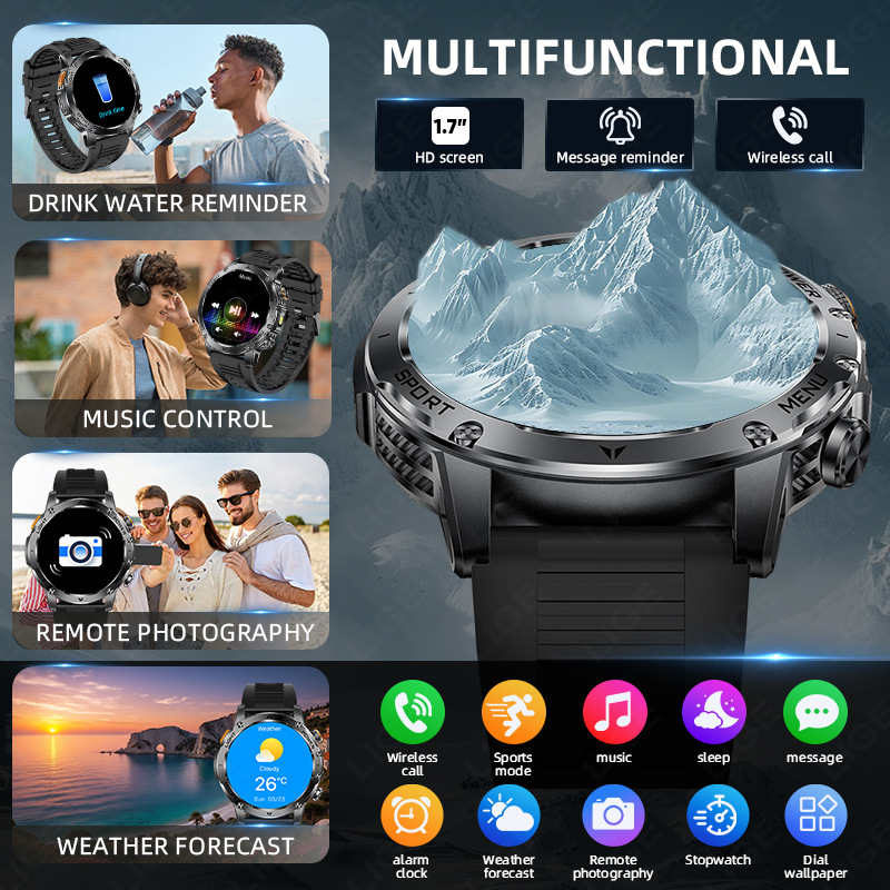 Jam Tangan Pintar Militer T-Re - Smartwatch Store ulasan dan harga