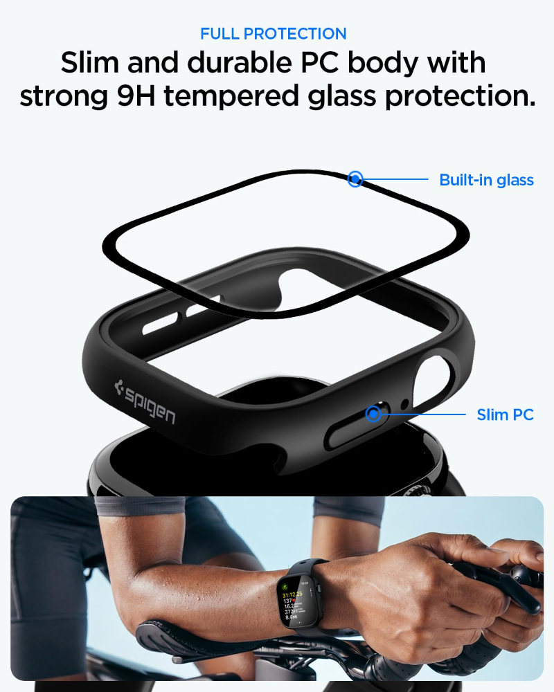 Kaca Antigores + Casing untuk  - Apple Smartwatch Accessories ulasan dan harga