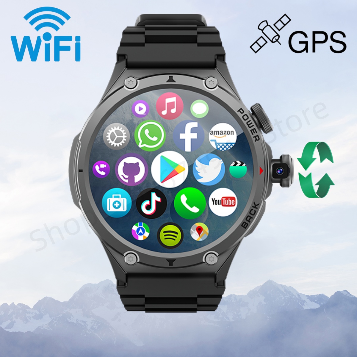 Jam Tangan Pintar H12 4G LTE d - Smartwatch Store ulasan dan harga