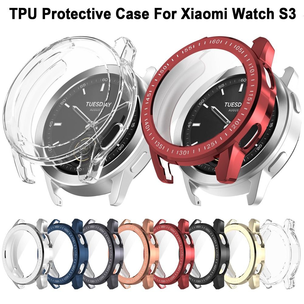 Baru Penutup Penuh TPU Case Bu - Xiaomi Smartwatch S3 Accessories ulasan dan harga