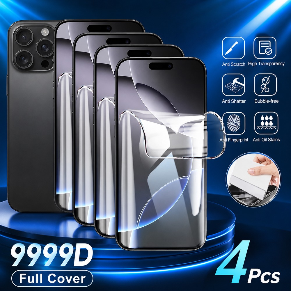4PCS Film Hidrogel Untuk Realm - Realme Gt 6 ulasan dan harga