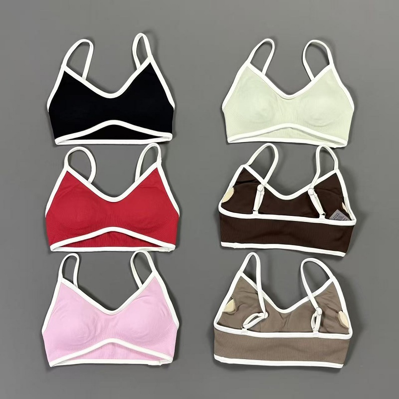 Bra Yoga Wanita Contrastline V - Rugged Sport Strap ulasan dan harga