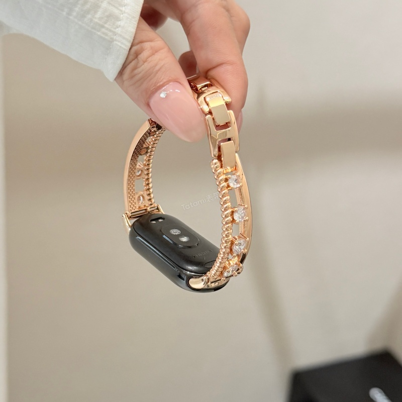 Gelang logam bertatahkan berli - Xiaomi Smartwatch Accessories ulasan dan harga