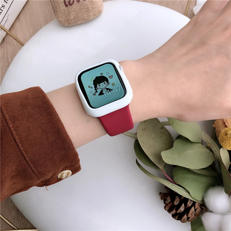 Kaca + penutup untuk Apple Wat - Apple Smartwatch Accessories ulasan dan harga
