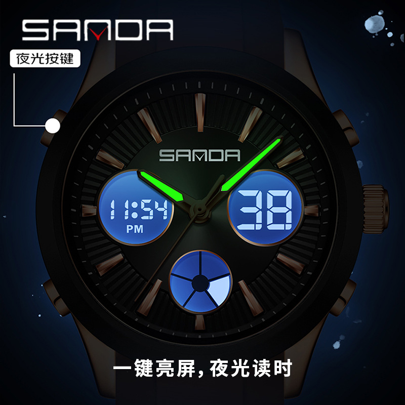 Jam tangan elektronik SANDA, j - Smartwatch Nexus ulasan dan harga
