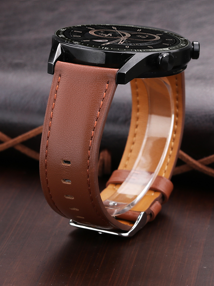 Tali jam kulit asli 22mm, untu - Smartwatch Accessories Shop ulasan dan harga