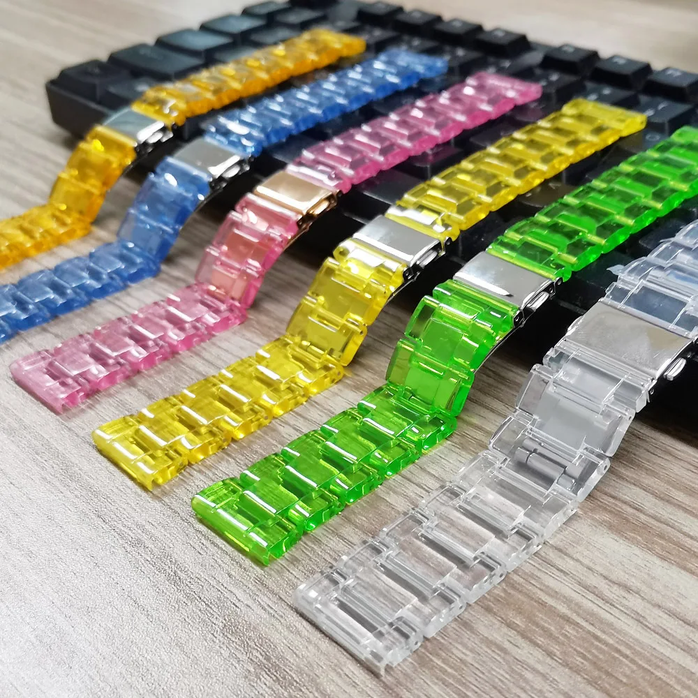 Band gletser transparan untuk  - Titan Smartwatch Accessories ulasan dan harga