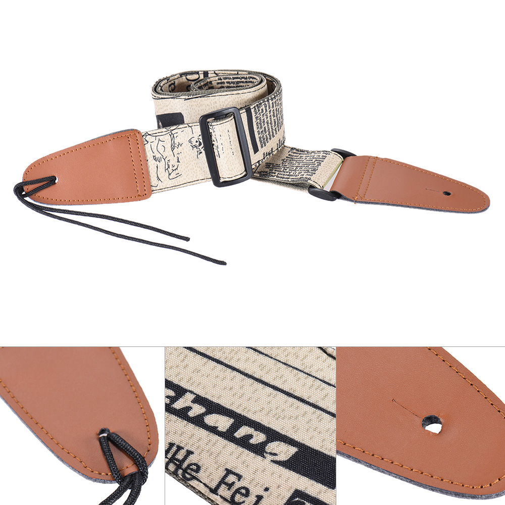 Nyaman disesuaikan gitar tali  - Leather Classic Strap ulasan dan harga