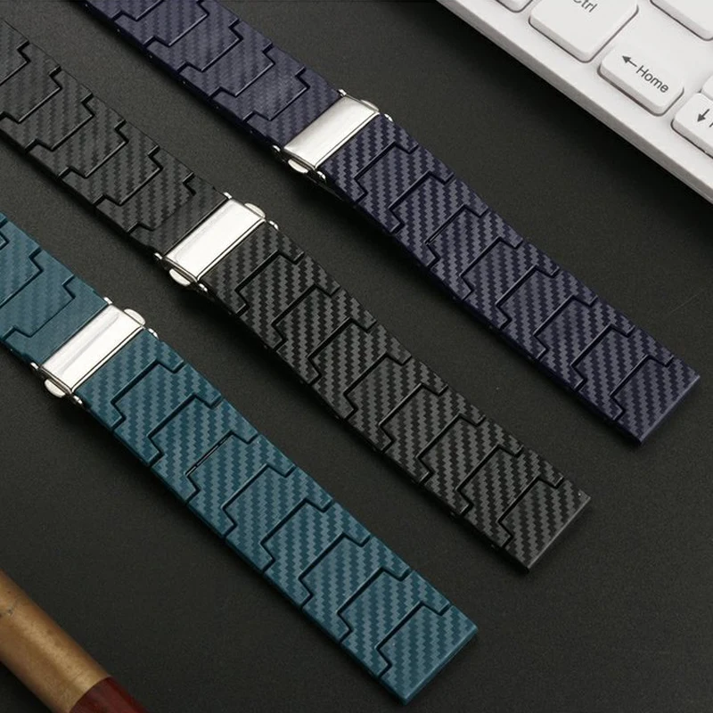 Tali serat karbon untuk Samsun - Titan Smartwatch Accessories ulasan dan harga
