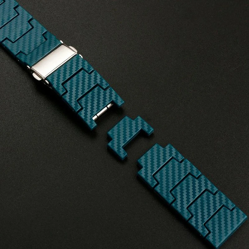 Tali serat karbon untuk Samsun - Titan Smartwatch Accessories ulasan dan harga