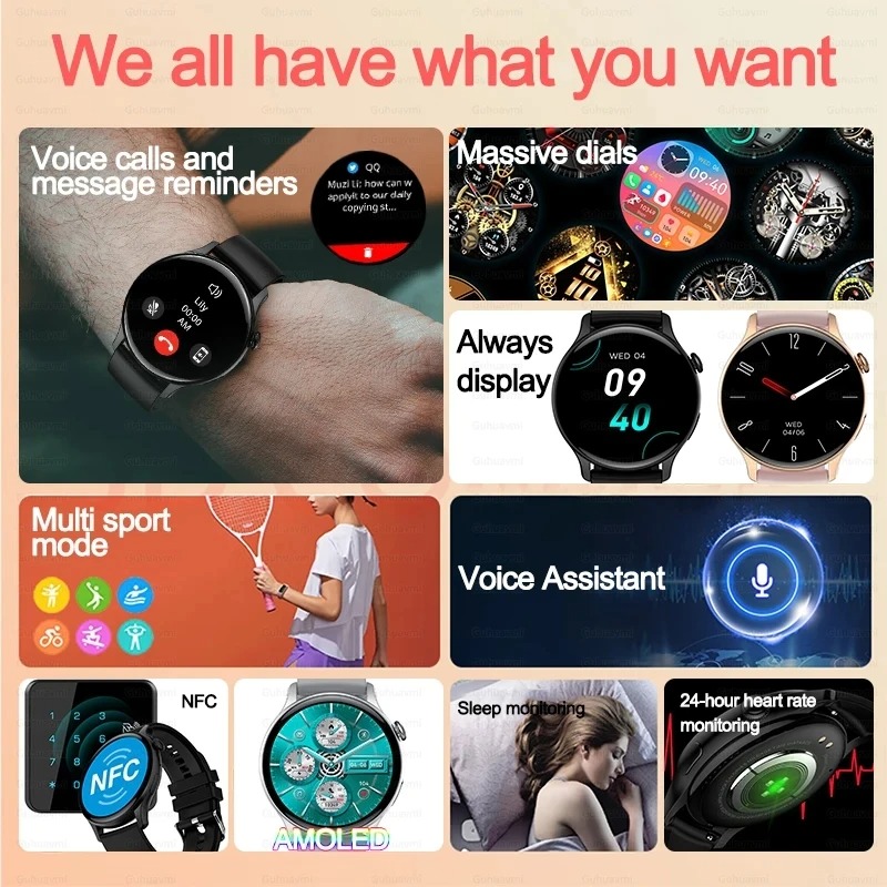 Jam Tangan Pintar Wanita 2026N - Smartwatch Face ulasan dan harga